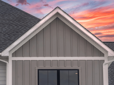 Partial view of home after siding upgrade