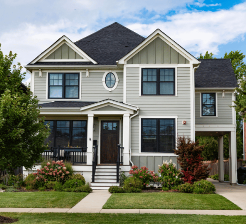Top to Bottom Exteriors provides roofing and siding services to homes in Bartlett, Illinois.